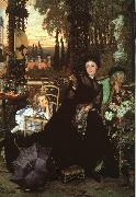 James Tissot Une Veuve  (A Widow) oil on canvas